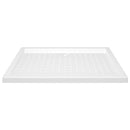vidaXL fehér pettyes ABS zuhanytálca 70 x 100 x 4 cm