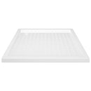 vidaXL fehér pettyes ABS zuhanytálca 80 x 80 x 4 cm