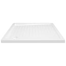 vidaXL fehér pettyes ABS zuhanytálca 80 x 80 x 4 cm