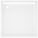 vidaXL fehér pettyes ABS zuhanytálca 80 x 80 x 4 cm