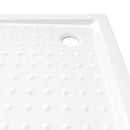 vidaXL fehér pettyes ABS zuhanytálca 80 x 80 x 4 cm