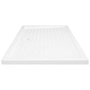 vidaXL fehér pettyes ABS zuhanytálca 80 x 120 x 4 cm