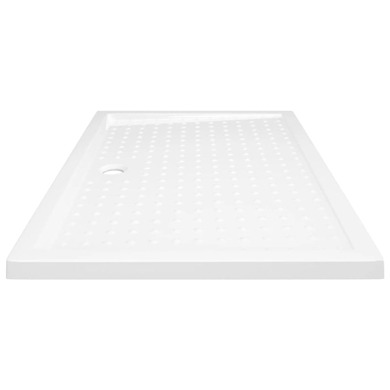 vidaXL fehér pettyes ABS zuhanytálca 80 x 120 x 4 cm