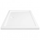 vidaXL téglalap alakú fehér ABS zuhanytálca 70 x 100 cm