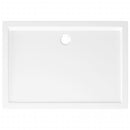 vidaXL téglalap alakú fehér ABS zuhanytálca 70 x 100 cm