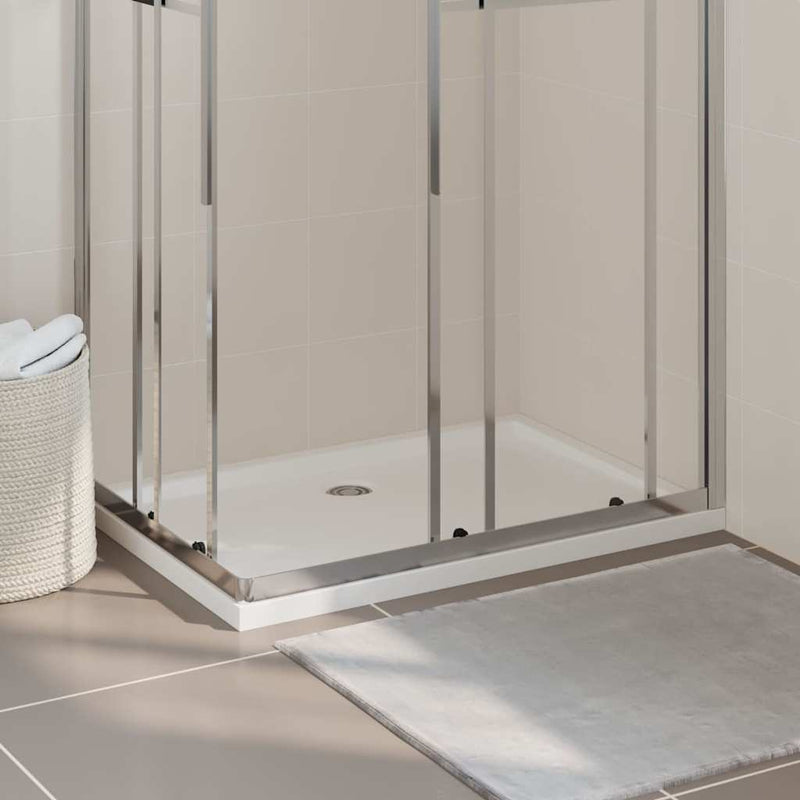 vidaXL téglalap alakú fehér ABS zuhanytálca 70 x 100 cm