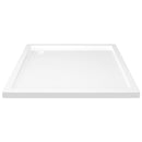 vidaXL szögletes fehér ABS zuhanytálca 80 x 80 cm