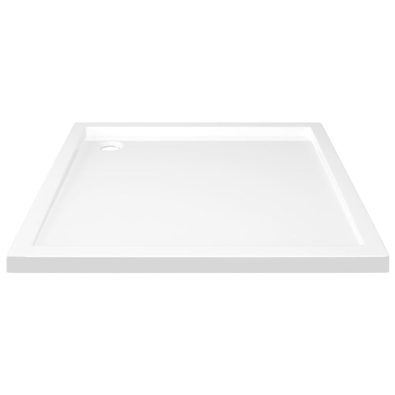 vidaXL szögletes fehér ABS zuhanytálca 80 x 80 cm