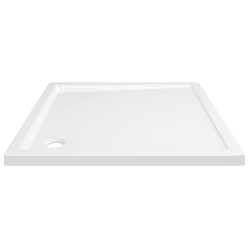 vidaXL szögletes fehér ABS zuhanytálca 80 x 80 cm