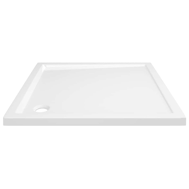vidaXL szögletes fehér ABS zuhanytálca 80 x 80 cm