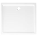 vidaXL téglalap alakú fehér ABS zuhanytálca 80 x 90 cm