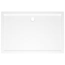 vidaXL téglalap alakú fehér ABS zuhanytálca 80 x 120 cm
