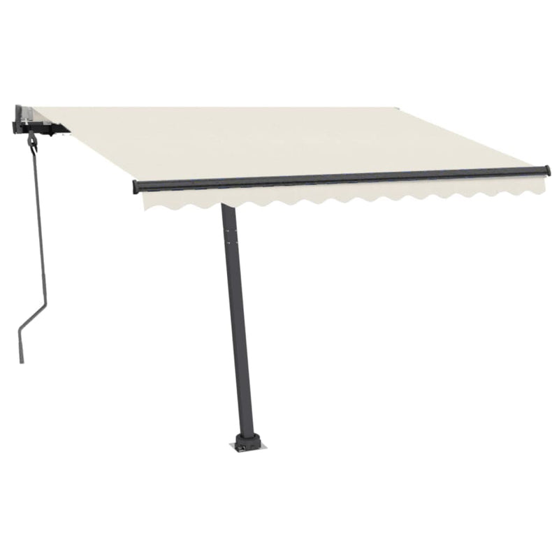 vidaXL antracitszürke vas napellenzőrúdszett 300 x 245 cm