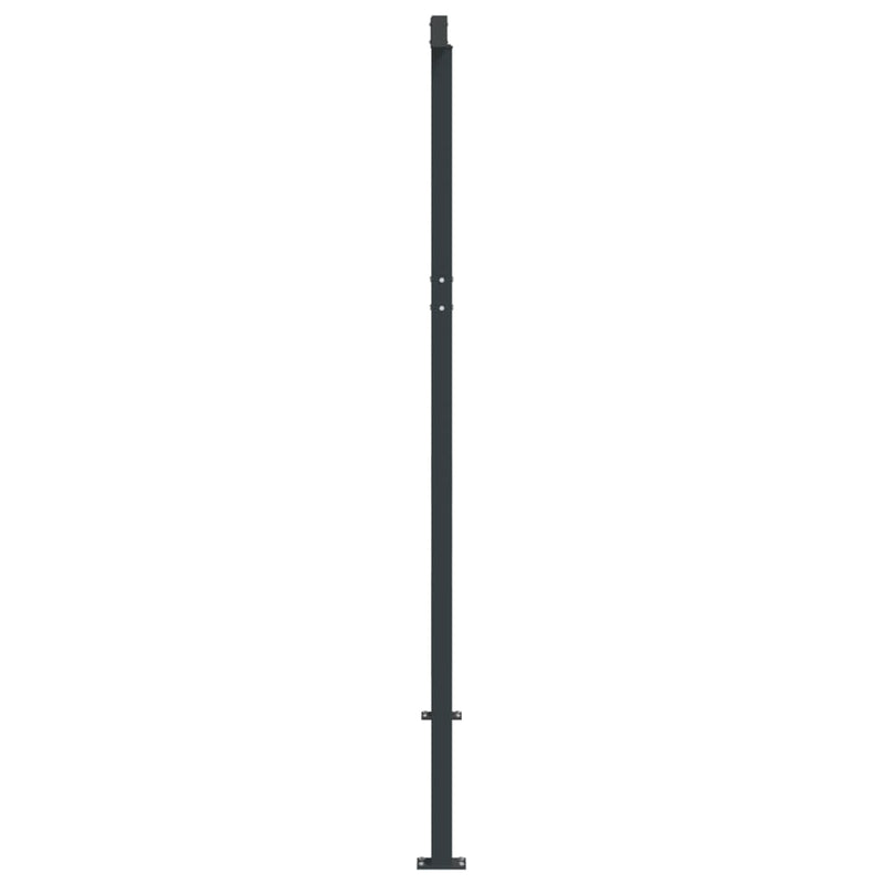 vidaXL antracitszürke vas napellenzőrúdszett 300 x 245 cm