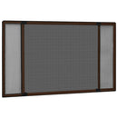 vidaXL barna lehúzható ablakszúnyogháló 70 x 150 cm