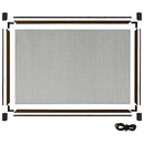 vidaXL barna lehúzható ablakszúnyogháló 70 x 150 cm
