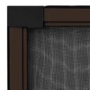vidaXL barna lehúzható ablakszúnyogháló 70 x 150 cm