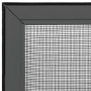 vidaXL antracit kihúzható ablakszúnyogháló (75-143) x 50 cm