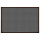 vidaXL barna kihúzható ablakszúnyogháló (100-193) x 75 cm