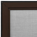 vidaXL barna kihúzható ablakszúnyogháló (100-193) x 75 cm