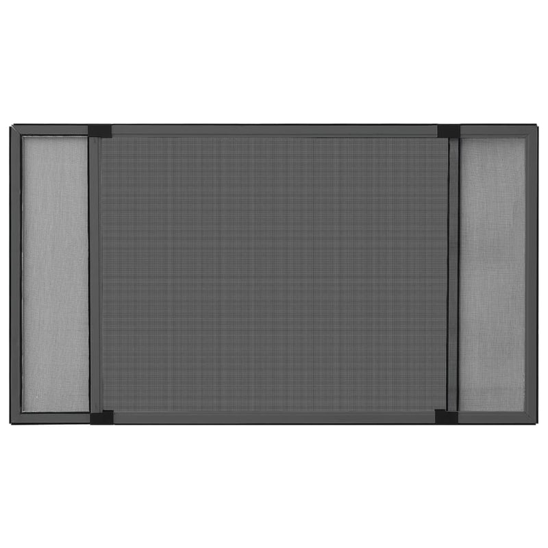 vidaXL atracit kihúzható ablakszúnyogháló (100-193) x 75 cm