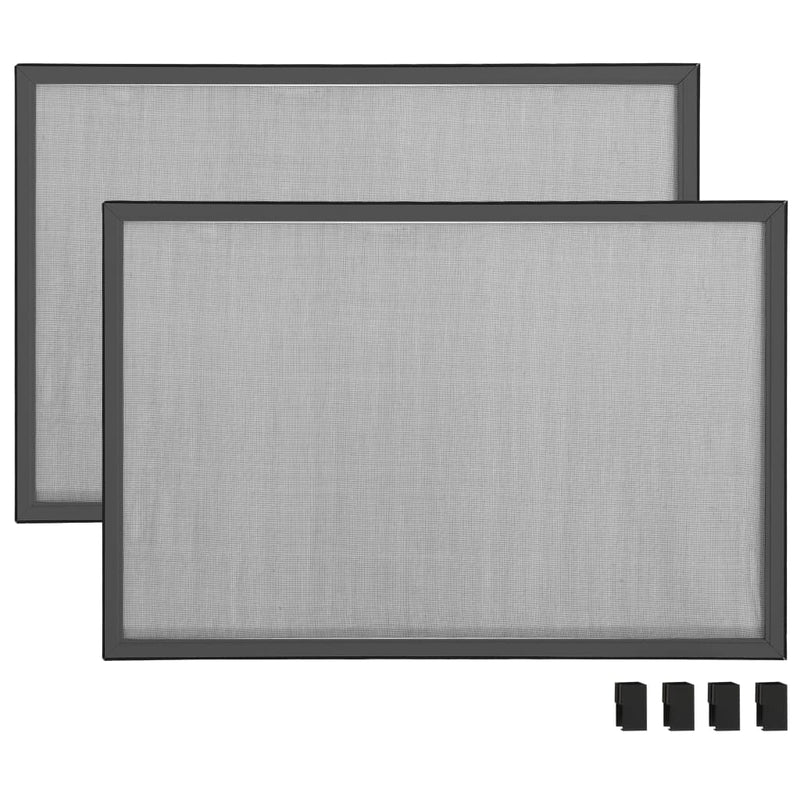 vidaXL atracit kihúzható ablakszúnyogháló (100-193) x 75 cm