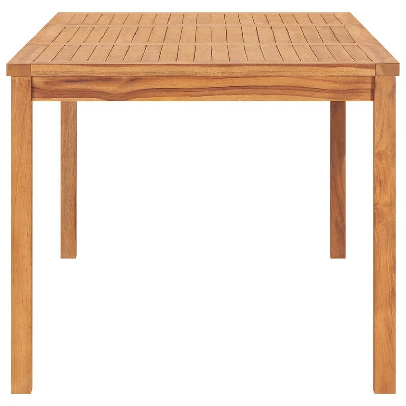 vidaXL tömör tíkfa kerti étkezőasztal 180 x 90 x 77 cm