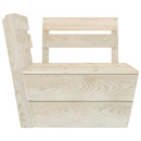 vidaXL impregnált lucfenyő elemes raklap sarokkanapé