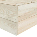 vidaXL impregnált lucfenyő elemes raklap sarokkanapé