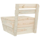 vidaXL 2 részes impregnált lucfenyő kerti társalgószett