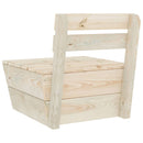 vidaXL 2 részes impregnált lucfenyő kerti társalgószett