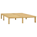 vidaXL zöld impregnált fenyőfa kétszemélyes napozóágy