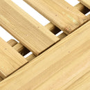 vidaXL zöld impregnált fenyőfa napozóágy asztallal