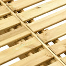 vidaXL zöld impregnált fenyőfa kétszemélyes napozóágy