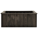 vidaXL sötétszürke tömör fenyőfa magaságyás 74 x 77 x 30 cm