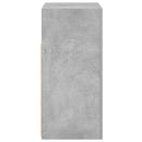 vidaXL betonszürke tálalószekrény LED-világítással 80 x 35 x 75 cm