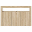 vidaXL sonoma tölgy színű tálalószekrény LED-ekkel 115,5 x 30 x 75 cm