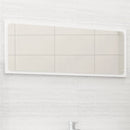 vidaXL fehér forgácslap fürdőszobatükör 90 x 1,5 x 37 cm