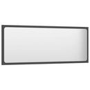 vidaXL szürke forgácslap fürdőszobai tükör 100 x 1,5 x 37 cm