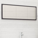 vidaXL szürke forgácslap fürdőszobai tükör 100 x 1,5 x 37 cm
