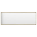 804633 vidaXL Bathroom Mirror Sonoma Oak 100x1,5x37 cm Chipboard
