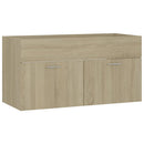vidaXL sonoma tölgy színű szerelt fa mosdószekrény 90 x 38,5 x 46 cm