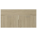 vidaXL sonoma tölgy színű szerelt fa mosdószekrény 90 x 38,5 x 46 cm