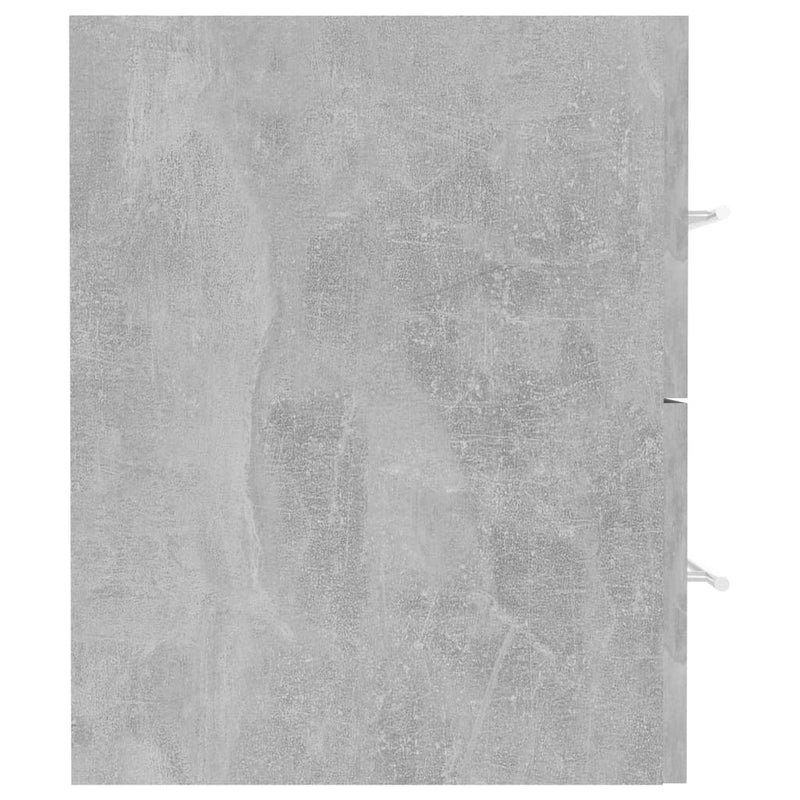 vidaXL betonszürke szerelt fa mosdószekrény 41 x 38,5 x 48 cm