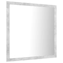 vidaXL betonszürke akril LED-es fürdőszobatükör 40x8,5x37 cm