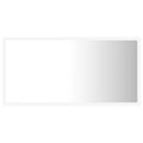vidaXL fehér akril LED-es fürdőszobai tükör 80 x 8,5 x 37 cm