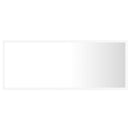vidaXL fehér akril LED-es fürdőszobai tükör 100x8,5x37 cm