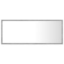 vidaXL betonszürke akril LED-es fürdőszobatükör 100x8,5x37 cm