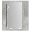 vidaXL betonszürke akril LED-es tükrös fürdőszobaszekrény 40x12x45 cm