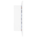 vidaXL fehér akril LED-es fürdőszobaszekrény tükörrel 80x12x45 cm